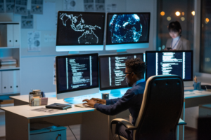 young-contemporary-cyber-security-manager-typing-i-2023-11-27-05-13-08-utc